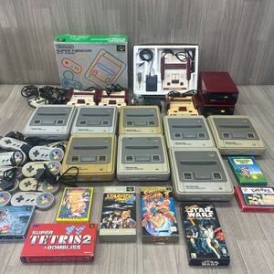 ■ C-823 Nintendo 任天堂 スーパーファミコン ファミコン HVC-001 SHVC-001 HVC-022 本体 ソフト スーファミ 大量まとめ ジャンク