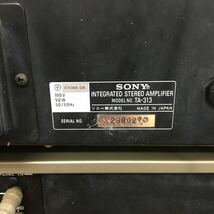 □B-351 SONY ソニー システムコンポ カセットデッキ ステレオアンプ チューナー ターンテーブル PS-515 ST-313 TA-313 TC-U4 通電確認済み_画像9