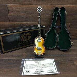 □B-378 HOFNER ホフナー Violin Bass バイオリンベース 1493/10000 置物 ケース箱付き 現状品