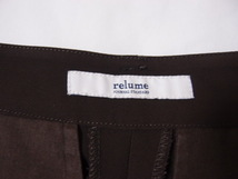 2022 ジャーナルスタンダード relume misato×relume センタープレス フレアパンツ_画像9