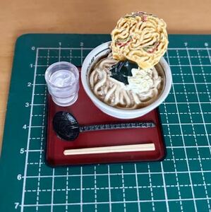 ケンエレファントガチャ 日本全国フードチェーンミニチュアコレクション 山田うどん食堂 天ぷらうどん ドールハウス ミニチュア 送料無料