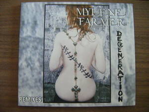 ★[Digipak-S美品] Mylene Farmer/Degeneration(Remixes)/Limited Edition/4 Track Single CD/French Female Pop/ミレーヌ・ファルメール