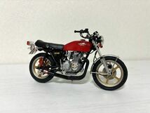 アオシマ製 1/12ホンダCB400FOUR 完成品！！当時風カスタム仕様、HONDA、旧車會、ハヤシキャスト、モリワキ、マルゾッキ、YBシボリハン_画像3