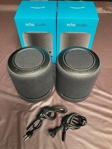 Echo studio Amazon エコースタジオ 2台 セット！