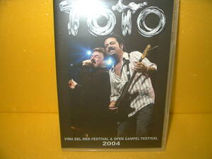 【DVD】TOTO「VINA DEL MER FESTIVAL & OPEN GAMPEL FESTIVAL 2004」