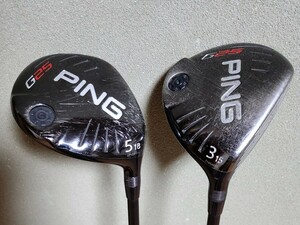 PING G25 フェアウェイウッド 3W 5W 2本セット ／TFC189F TOUR S #3 #5 43インチ 42.5インチ