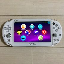 SONY PSVITA PCH-2000 ZA12 1GB 本体 wifiモデル 動作品 初期化 ソニー ピーエス ビータ ヴィータ プレイステーション プレステ 送料無料_画像1