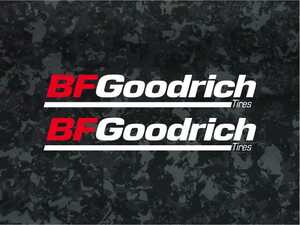 BFGoodrich グッドリッチ 防水 カッティングステッカー 20cm 2枚セット