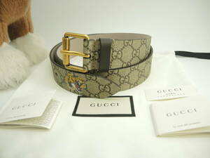  Gucci buckle belt 90cm Tiger GGs pulley m men's . new goods @ 1