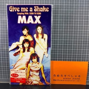 同梱OK∞●サンプル見本盤【8cmシングルCD/8センチCD♯308】MAX/マックス『Give me a Shake/ギブ・ミー・ア・シェイク/KISS TO KISS』1997