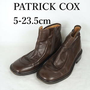 EB4028*PATRICK COX*パトリックコックス*レディースショートブーツ*5-23.5cm*こげ茶