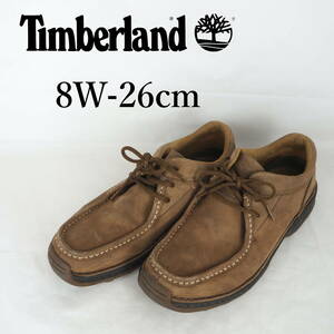 MK2949*Timberland*ティンバーランド*メンズシューズ*8W-26cm*茶*