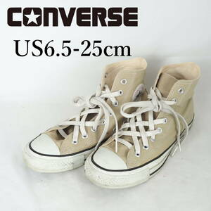 MK3068*CONVERSE*コンバース*メンズハイカットスニーカー*US6.5-25cm*ベージュ