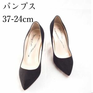 LK6146*レディースパンプス*37-24cm*黒