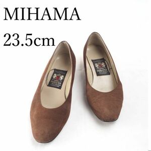 LK7039*MIHAMA*ミハマ*レディースパンプス*23.5cm*茶