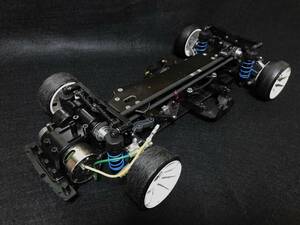 タミヤ TA03F アンダーカーボン アッパーFRP ダブルデッキ オプション・アルミパーツ 中古