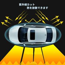 【送料無料】【匿名配送】 車中泊 車用網戸 遮光サンシェード 2枚入り 虫よけ 日除け 車用品 カー用品_画像2