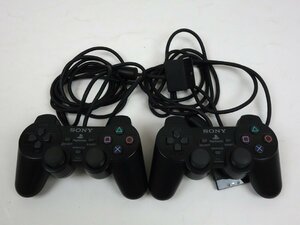 SONY ソニー PlayStation2 PS2 プレイステーション2 アナログコントローラ SCPH-10010 黒 ブラック 2点セット