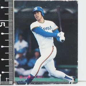 88年 カルビー プロ野球カード No.130【秋山 幸二 西武ライオンズ】昭和63年 1988年 当時物 Calbeeおまけ食玩BASEBALL【中古】送料込