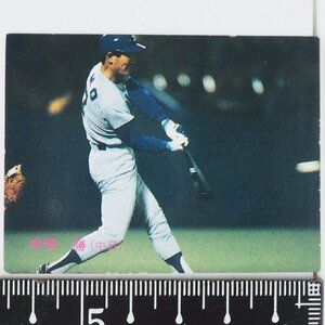 88年 カルビー プロ野球カード No.136【宇野 勝 中日ドラゴンズ】昭和63年 1988年 当時物 Calbeeおまけ食玩BASEBALL【中古】送料込