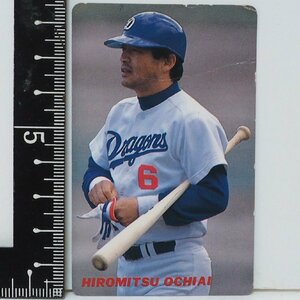 90年カルビープロ野球カード縦長版No.145【落合 博満 内野手 中日ドラゴンズ】平成2年 1990年 当時物Calbeeおまけ食玩BASEBALL【中古】