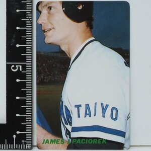 91年カルビープロ野球カードNo.152【J・パチョレック 内野手 横浜大洋ホエールズ】平成3年1991年 当時物 Calbeeおまけ食玩BASEBALL【中古】