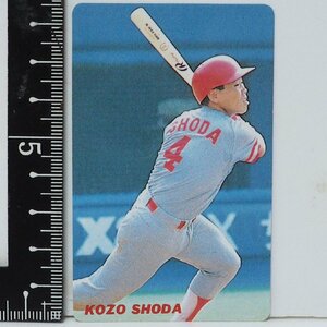 91年カルビープロ野球カード レアブロック No.195【正田 耕三 内野手 広島東洋カープ】平成3年 1991年 当時物 Calbeeおまけ食玩 中古