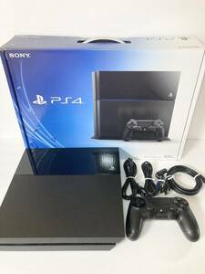 [ prompt decision! beautiful goods operation OK accessory equipping PlayStation 4 jet * black 500GB (CUH-1100AB01) ]①
