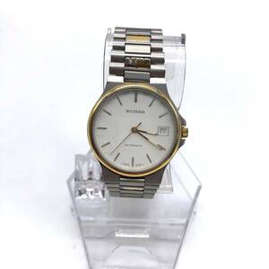 【中古・ジャンク品】BUCHERER ブヘラ オートマチック メンズ腕時計 3針 カレンダー ジャンク品（管11940）