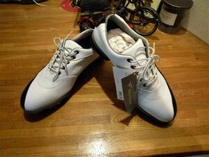  new goods storage goods Tour Stage SHTX2 spike less golf shoes 25. white x black 
