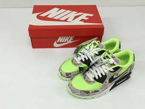 K18-535-1102-149【未使用】NIKE(ナイキ) スニーカー AIR MAX 90 SP “GREEN CAMO”「CW4039-300」サイズ：27.0㎝