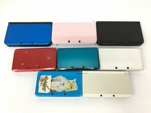 K11-651-1111-038【ジャンク】任天堂 ニンテンドー3DS 本体 8台セット(3DS 4台/3DS LL 3台/New 3DS 1台)