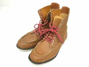 K12-921-1117-152【中古】Timberland(ティンバーランド) レースアップブーツ 64569 レザー ブラウン 7.5W(25.5cm相当) 現状品 ※スレ汚れ有