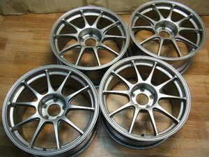 IB-003 ウェッズ スポーツ WEDS SPORT TC105N 18×9J 5H-114.3 +35 (４本) weds sport 10本スポーク 訳あり