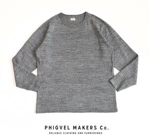 PHIGVEL MAKERS & Co.（フィグベル）リブ編みカットソー size38