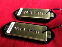 ★最安値！★Gotoh Pickups／ TV-1 Blackカラー／２個セット！◆国産 高品質 P-90／ドッグイヤー PU◇ BK/ブラック_画像2