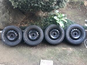 165/65R14 ナンカン　FT-9 マッドタイヤ ゴツゴツタイヤ てっちん 鉄ホイール 軽バン アゲバン 軽トラ カスタム ダイハツ ハイゼット　