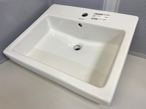 未使用品　KAKUDAI　カクダイ　DURAVIT　DU-0315550000　角型洗面器（1ホール）　シンプル　洗面台　住宅　リフォーム　DIY