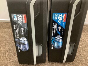 【新品】未開封品　未使用 マキタ makita 充電式インパクトドライバ TD173DRGXB ブラック ブルー　18V 6.0Ah バッテリ×2 充電器付