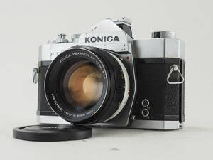 ★訳あり大特価★ コニカ KONICA FTA ボディ HEXANON AR 57mm F1.4 美品メタルキャップ付属 ★シャッターOK! #TA2037