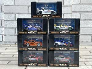 【中古】タミヤ　TAMIYA　1/64 コレクターズクラブ ＧＴ 2003　ミニカー　７台セット　GT 1/64 SCALE COLLECTION'S CLUB 