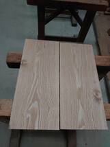 たも　No.1114-E　無垢　乾燥材　板（長さ500～510㎜ｘ幅210㎜ｘ厚み23㎜）2枚　木材　DIY　棚板　小物作りに_画像5