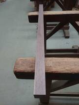 ウォルナット　WN　No.1125-A　無垢　乾燥材　角材（長さ810㎜ｘ幅35㎜ｘ厚み35㎜）1本　木材　DIY　棚板　小物作りに_画像6