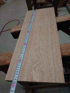 たも　タモ　No.1128-J　無垢　乾燥材　板（長さ580㎜ｘ幅230㎜ｘ厚み27㎜）1枚　木材　DIY　棚板　小物作りに