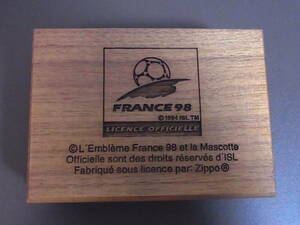 ZIPPO ’98フランスワールドカップ シリアル番号4979/5000 限定モデル 未使用？ 美品