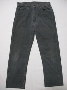 Levis リーバイス 80s 505-1557 コーデュロイパンツ 灰 42TALON W32