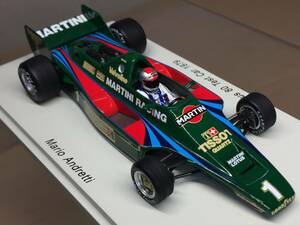 1/43 スパーク ロータス 80 1980年テストカ レーブ コレクション ホンダ 99T 1987年 完成品 アンドレッティ 中嶋悟 日本GP Spark Tameo 