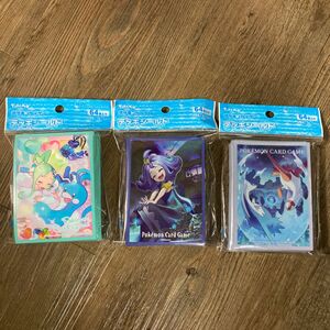 ポケモンセンターオリジナル ポケモンカードゲーム デッキシールド アセロラ　チルタリス&ルチア　ラティアス　ラティオス　3個セット