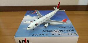 JC Wings 1/200 日本航空 A300-600R（太陽とアーク塗装 with JAS ロゴ）