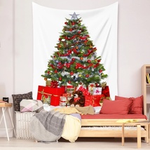 クリスマスツリー タペストリー 壁掛け 100×150cm デコレーション 北欧 シンプル インテリア おしゃれ 省スペース パーティ 存在感 大きめ_画像5